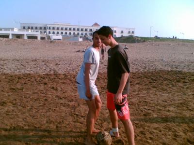 me and mehdi in ain diab beach